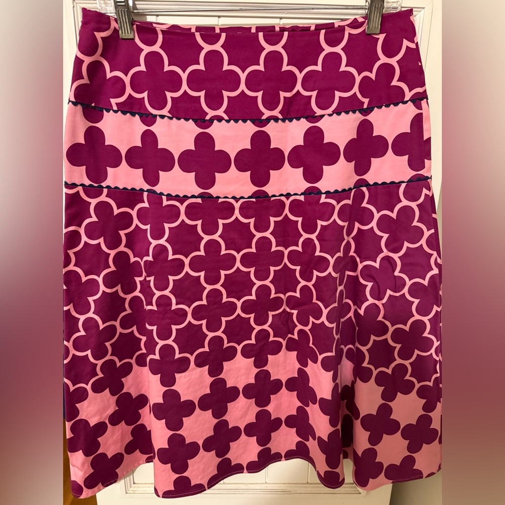 Women's Pink Pattern Skirt